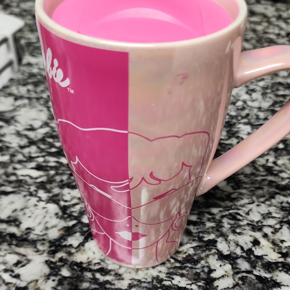 Barbie Pink and Cream Mug